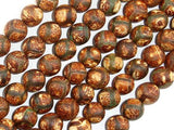 Crackle Tibetan Agate, 10mm Round Beads-Agate: Round & Faceted-BeadBeyond
