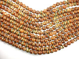 Crackle Tibetan Agate, 10mm Round Beads-Agate: Round & Faceted-BeadBeyond