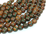 Tibetan Agate, 10mm Round Beads-Agate: Round & Faceted-BeadBeyond