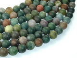 Matte Indian Agate Beads, Fancy Jasper Beads, 10mm Round Beads-Gems: Round & Faceted-BeadBeyond