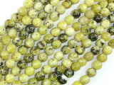 Yellow Turquoise Beads, 6mm Round Beads-Gems: Round & Faceted-BeadBeyond