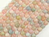Beryl Beads, Aquamarine, Morganite, Heliodor, 7.5mm, Round-Gems: Round & Faceted-BeadBeyond