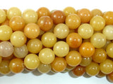 Yellow Aventurine Beads, 10mm(10.5mm) Round Beads-Gems: Round & Faceted-BeadBeyond