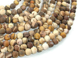 Matte Brown Zebra Jasper Beads, 6mm Round Beads-Gems: Round & Faceted-BeadBeyond
