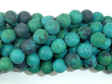 Matte Chrysocolla, 10mm Round Beads-Gems: Round & Faceted-BeadBeyond