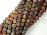 Matte Leopard Skin Jasper Beads, 6mm Round Beads-Gems: Round & Faceted-BeadBeyond