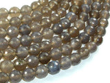 Gray Agate Beads, 10mm Faceted Round Beads-Agate: Round & Faceted-BeadBeyond