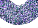 Agate Beads, Purple & Green, 6mm Faceted, 14.5 Inch-Agate: Round & Faceted-BeadBeyond