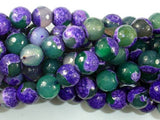 Agate Beads, Purple & Green, 10mm Faceted-Agate: Round & Faceted-BeadBeyond