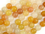 Yellow Jade Beads, 10mm(10.3mm) Round Beads-Gems: Round & Faceted-BeadBeyond