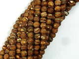 Crackle Tibetan Agate, 6mm Round Beads-Agate: Round & Faceted-BeadBeyond