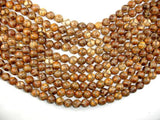 Tibetan Agate, 10mm Round Beads-Agate: Round & Faceted-BeadBeyond