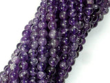 Amethyst Beads, Approx 5.5mm Round Beads-Gems: Round & Faceted-BeadBeyond
