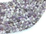 Matte Amethyst Beads, Dog Tooth Amethyst, Round, 6mm-Gems: Round & Faceted-BeadBeyond
