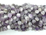 Matte Amethyst Beads, Dog Tooth Amethyst, Round, 6mm-Gems: Round & Faceted-BeadBeyond