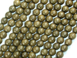 Green Silkwood Beads, 6mm Round Beads-Wood-BeadBeyond