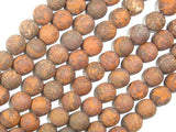 Matte Firework Jasper, 8mm-Gems: Round & Faceted-BeadBeyond