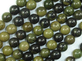 African Green Autumn Jasper Beads, 8mm (8.4mm)-Gems: Round & Faceted-BeadBeyond
