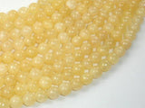 Yellow Jade Beads, Round, 8mm (8.5mm)-Gems: Round & Faceted-BeadBeyond