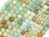 Amazonite Beads, 6mm (5.8mm) Faceted Round Beads-Gems: Round & Faceted-BeadBeyond