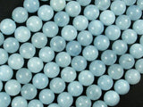 Sponge Quartz Beads-Aqua, 8mm Round Beads-Gems: Round & Faceted-BeadBeyond