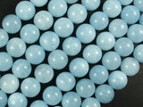 Sponge Quartz Beads-Aqua, 10mm Round Beads-Gems: Round & Faceted-BeadBeyond