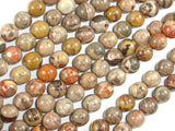 Chert Brecciated Jasper Beads, Round, 8mm-Gems: Round & Faceted-BeadBeyond