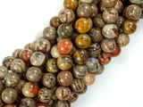Chert Brecciated Jasper Beads, Round, 8mm-Gems: Round & Faceted-BeadBeyond