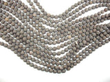 Matte Brown Snowflake Obsidian Beads, 6mm Round Beads-Gems: Round & Faceted-BeadBeyond