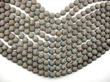 Matte Brown Snowflake Obsidian Beads, 10mm Round Beads-Gems: Round & Faceted-BeadBeyond