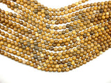 Agate Beads-Brown, 6mm(6.5mm)-Agate: Round & Faceted-BeadBeyond
