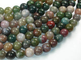 Indian Agate Beads, Fancy Jasper Beads, Round, 10mm-Gems: Round & Faceted-BeadBeyond