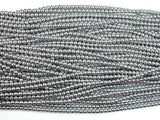 Hematite Beads-Silver, 4mm Round Beads-Gems: Round & Faceted-BeadBeyond
