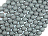 Matte Hematite Beads, 6mm Round Beads-Gems: Round & Faceted-BeadBeyond
