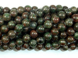 Red Green Garnet Beads, Kashgar Garnet, 8mm Round Beads-Gems: Round & Faceted-BeadBeyond