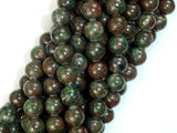 Red Green Garnet Beads, Kashgar Garnet, 8mm Round Beads-Gems: Round & Faceted-BeadBeyond