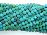 Matte Chrysocolla, 4mm, Round Beads-Gems: Round & Faceted-BeadBeyond