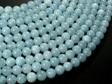 Sponge Quartz Beads-Aqua, 8mm Round Beads-Gems: Round & Faceted-BeadBeyond