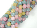 Jade Beads, Multi color, 8mm Round Beads-Gems: Round & Faceted-BeadBeyond