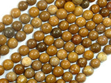 Agate Beads-Brown, 6mm(6.5mm)-Agate: Round & Faceted-BeadBeyond