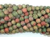 Matte Unakite, 6mm Round Beads-Gems: Round & Faceted-BeadBeyond
