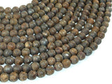 Matte Bronzite Beads, Round, 6mm-Gems: Round & Faceted-BeadBeyond
