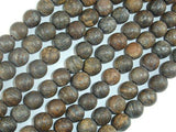 Matte Bronzite Beads, 8mm Round Beads-Gems: Round & Faceted-BeadBeyond