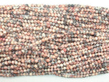 Rain Flower Stone, Pink, Gray, 4mm Round Beads-Gems: Round & Faceted-BeadBeyond
