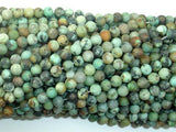 Matte African Turquoise Beads, 4mm Round Beads-Gems: Round & Faceted-BeadBeyond