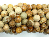 Picture Jasper Beads, 10mm Faceted Round Beads-Gems: Round & Faceted-BeadBeyond