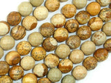 Picture Jasper Beads, 10mm Faceted Round Beads-Gems: Round & Faceted-BeadBeyond