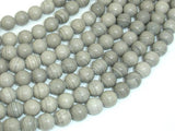 Gray Banded Jasper, 8mm Round Beads-Gems: Round & Faceted-BeadBeyond