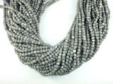 Matte Gray Picture Jasper Beads, 4mm Round Beads-Gems: Round & Faceted-BeadBeyond