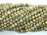 Silver Leaf Jasper Beads, 4mm Round Beads-Gems: Round & Faceted-BeadBeyond